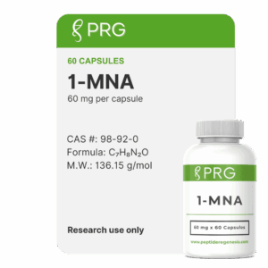 1-MNA (1-Metilnicotinamida) – Compuesto de Investigación Metabólica (60 mg por cápsula)