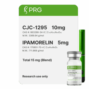 CJC-1295 Sin DAC (10 mg) + Ipamorelina (5 mg) Mezcla de péptidos para investigación